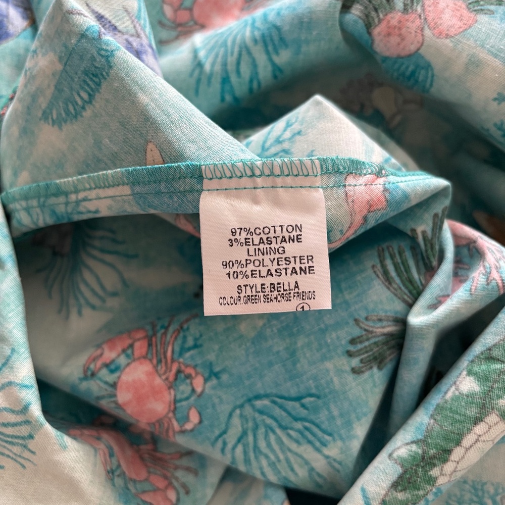NWT! Lindy Bop Bella Dress in Seahorse Print XS - Picture 8 of 9